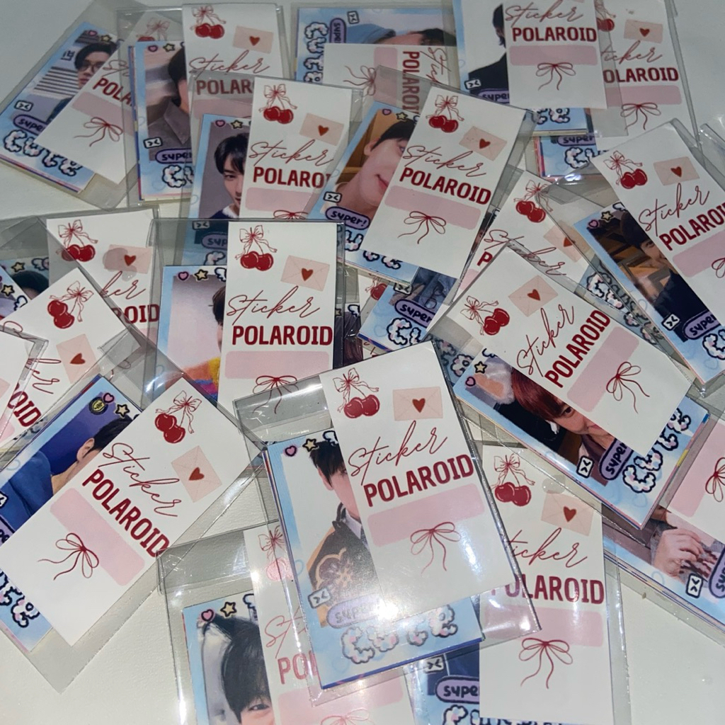 

[10 pcs] STICKER POLAROID MINI AKTOR & MEMBER ONLY