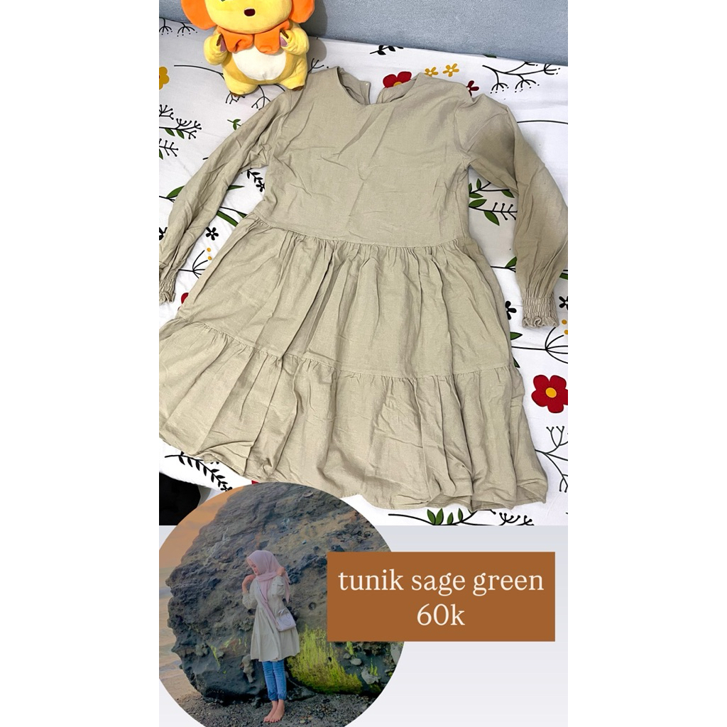 Tunik sage green