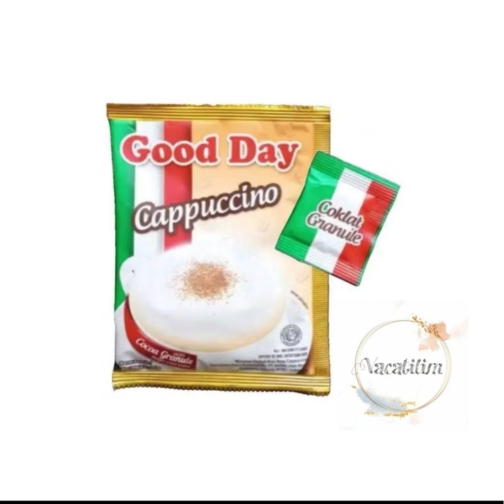 

Kopi Good Day Cappuccino sachet 25gr rentengan