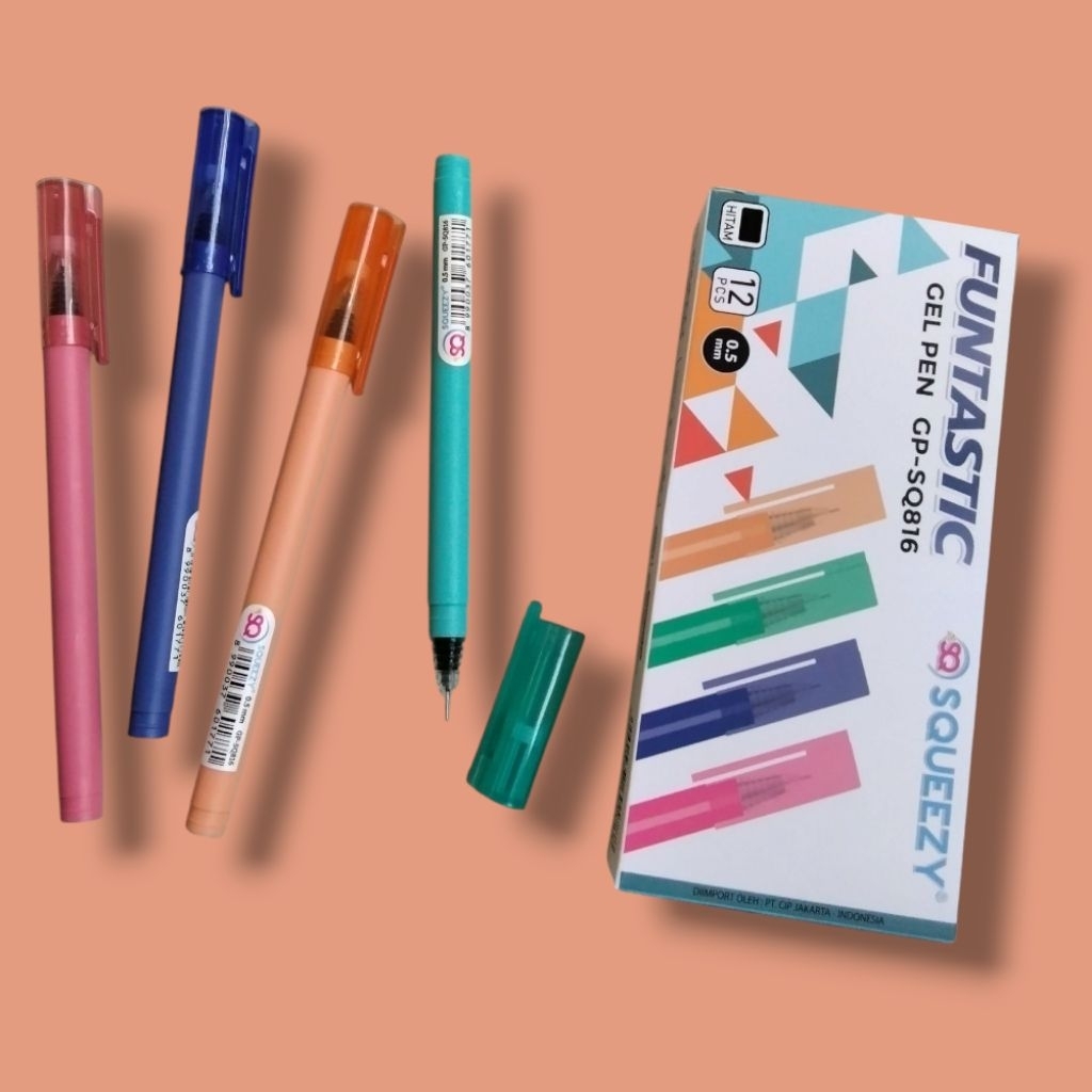 

Pen Gel Squeezy "Funtastic" (Isi 12 pcs)