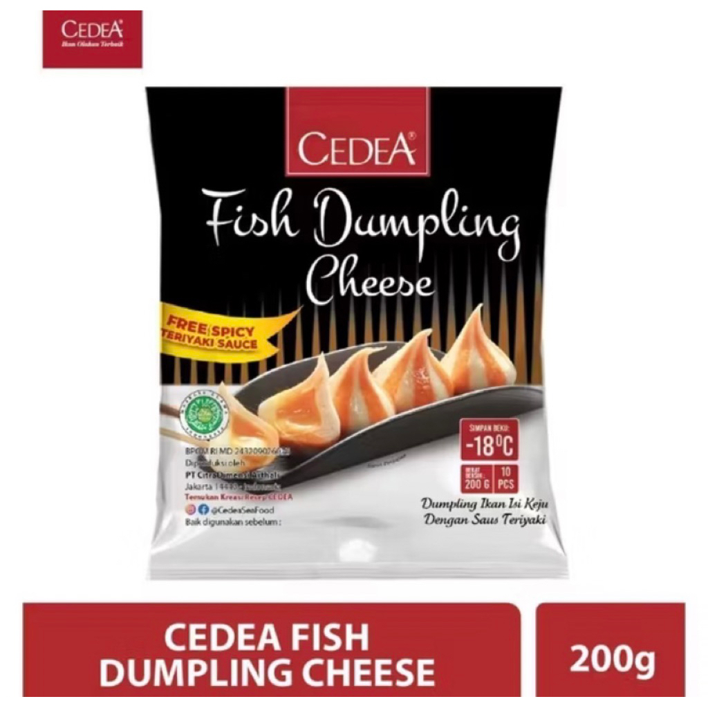

CedeA Fish Dumpling Cheese 200 Gr Isi Keju Sambal Pedas