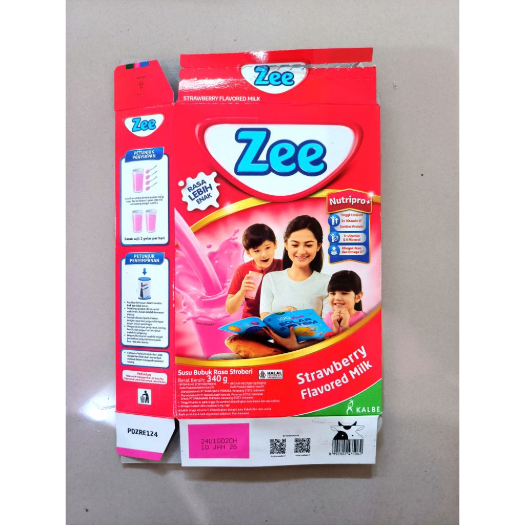 

Kardus Bekas Susu Zee Kemasan 340gr