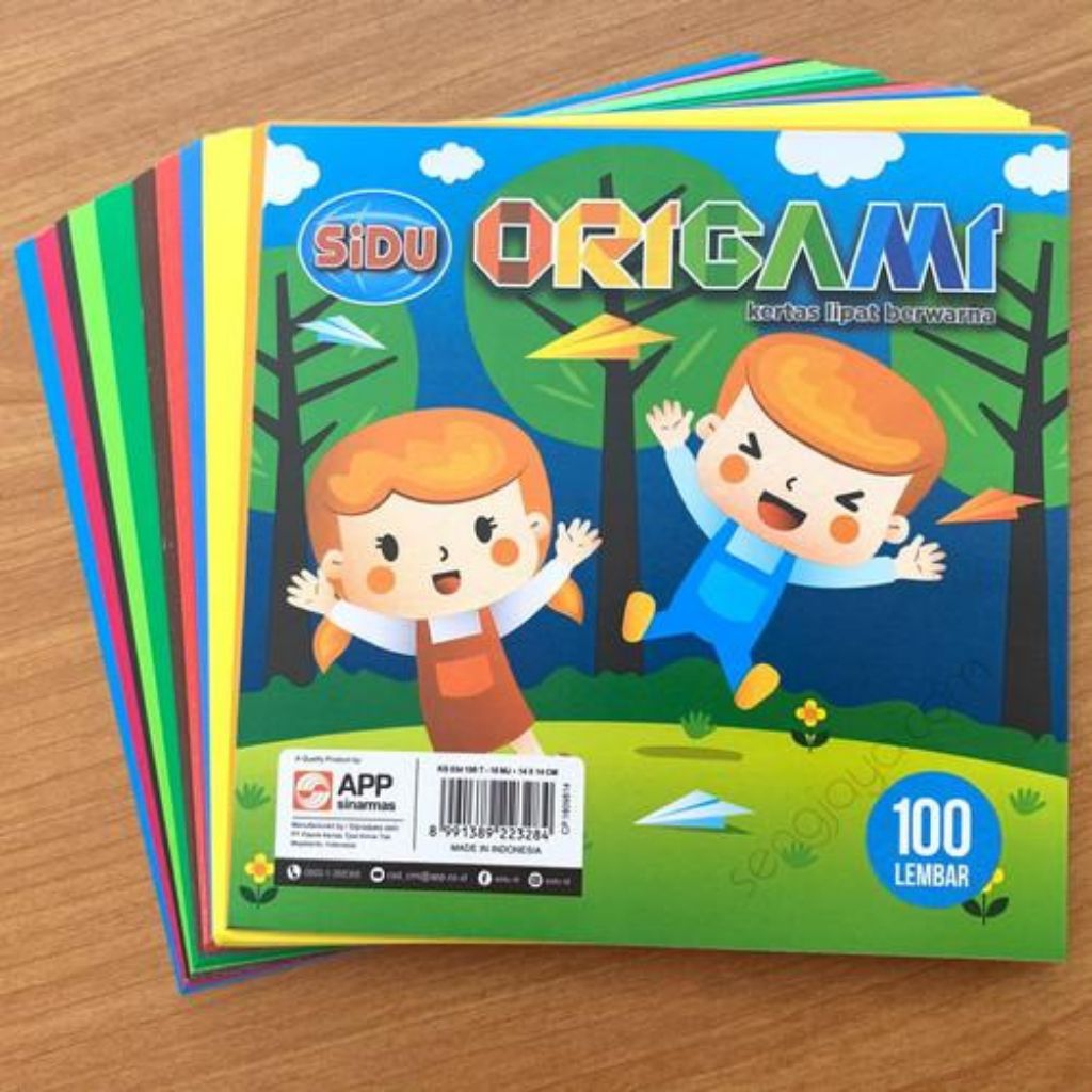 

Kertas ORIGAMI SIDU isi 100 Lembar
