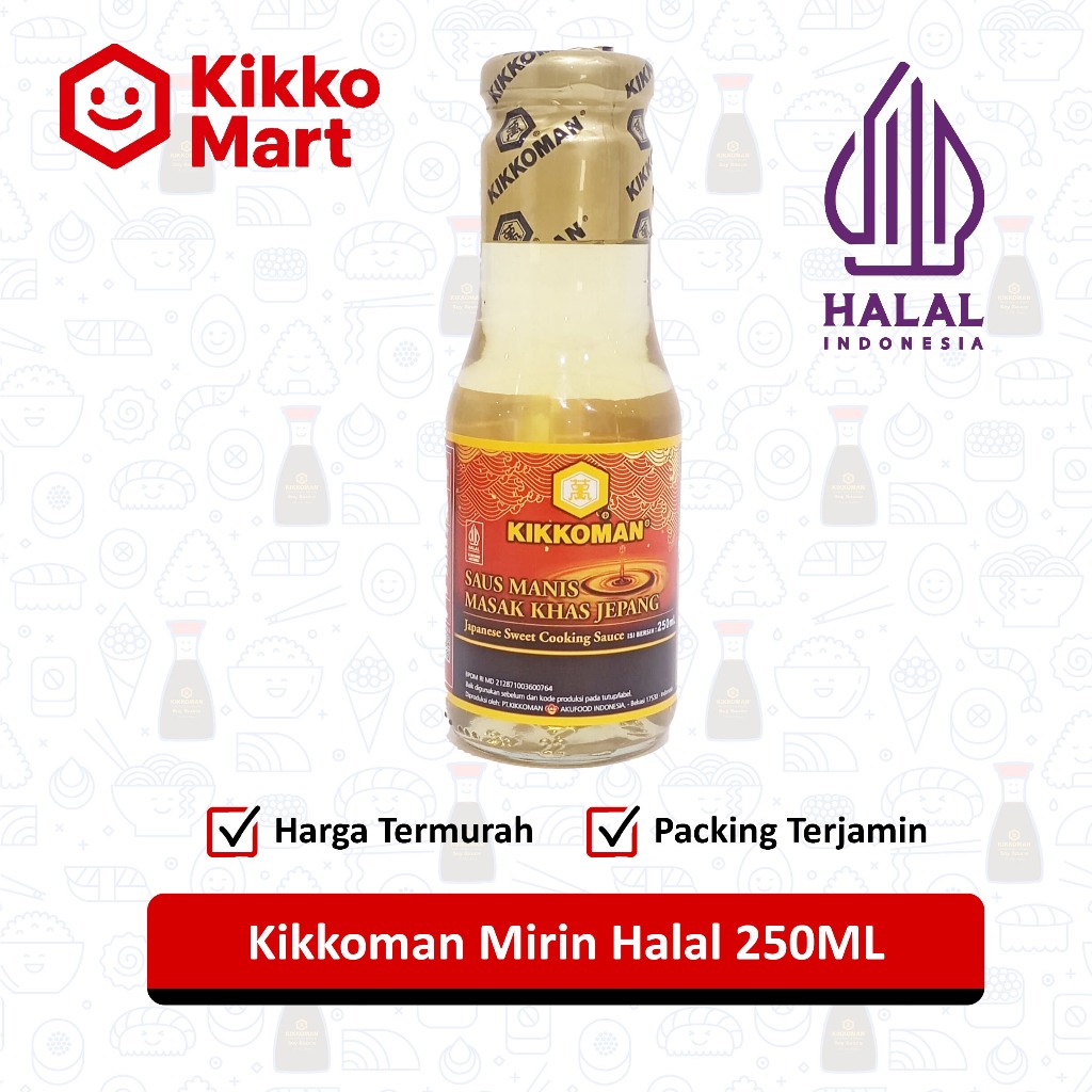 

Kikkoman Mirin Halal 300gr – Saus Masak Manis Ala Jepang Siap Pakai – Cocok untuk Teriyaki, Sukiyaki, Gyudon, dan Masakan Jepang di Rumah