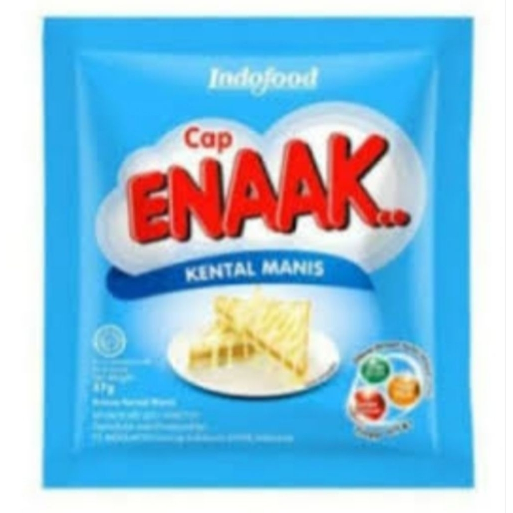 

indofood cap enaak 37 gram skm/ enak kental manis saset
