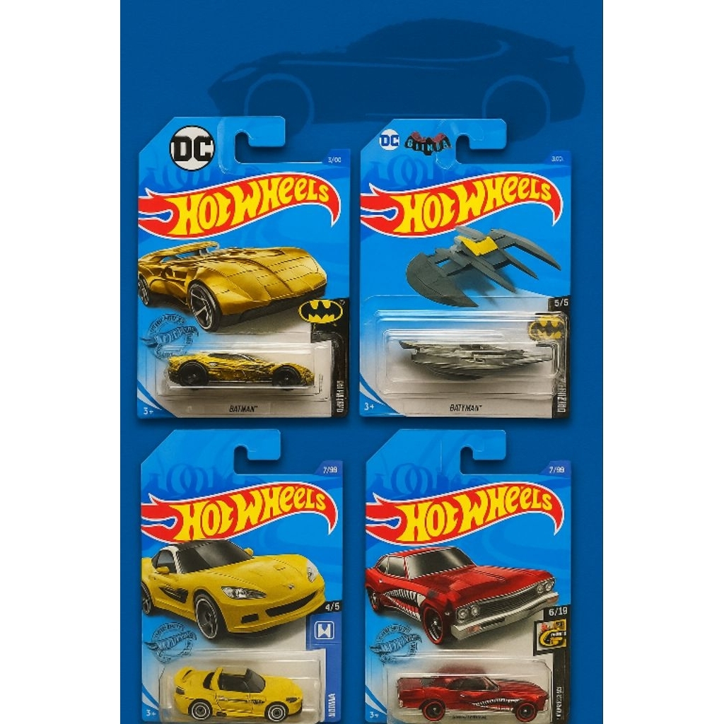 Hot Wheels Batplane Batman Diecast Original 1/5 DC Comics Koleksi Langka