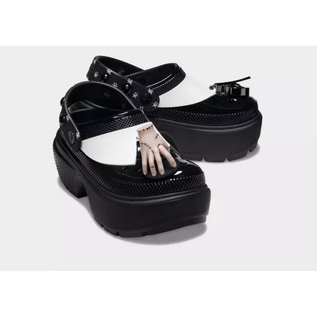 Crocs Stomp Clog Wednesday // Crocs Hitam // Crocs Bae // Crocs Crush Clog // Crocs Mega Crush Clog 