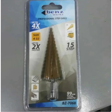 MATA BOR PAGODA 4-32 BENZ / STEP DRILL 4-32 BENZ / MATA BOR KERCUT 4-32 BENZ