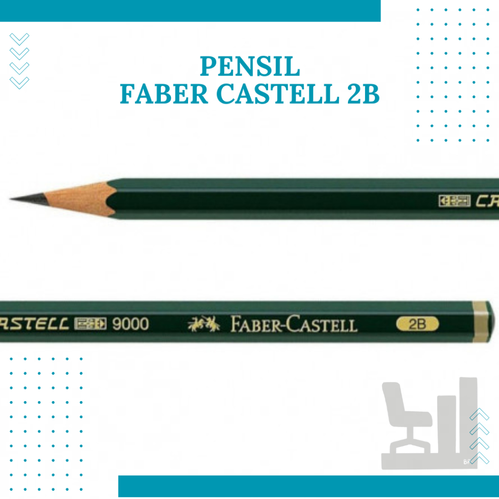 

Pensil Faber Castell 2B | Pensil Ujian Komputer (per pcs)
