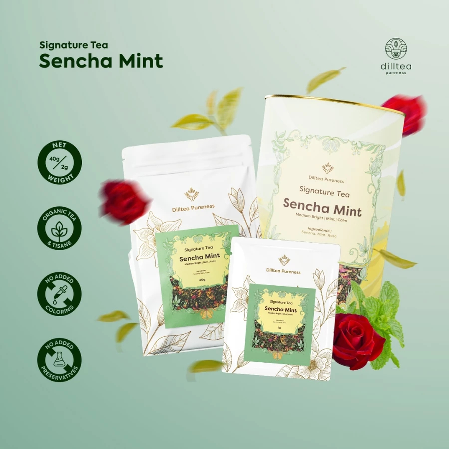 

DILLTEA Signature Tea - Sencha Mint Tea
