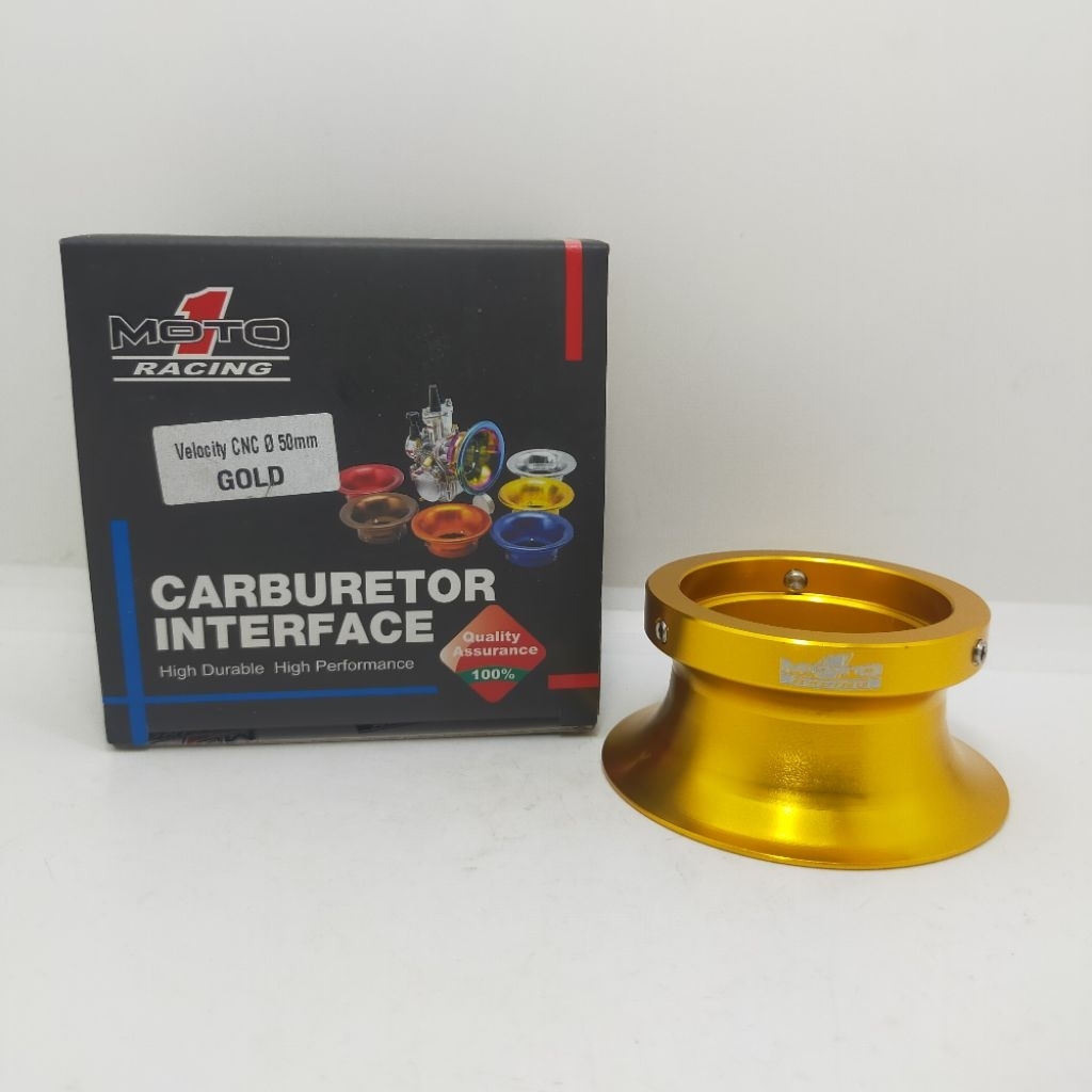Velocity Almu CNC Moto 1 Karbu PE PWL 26 28 30 PWK 28 Diameter 50 mm Gold