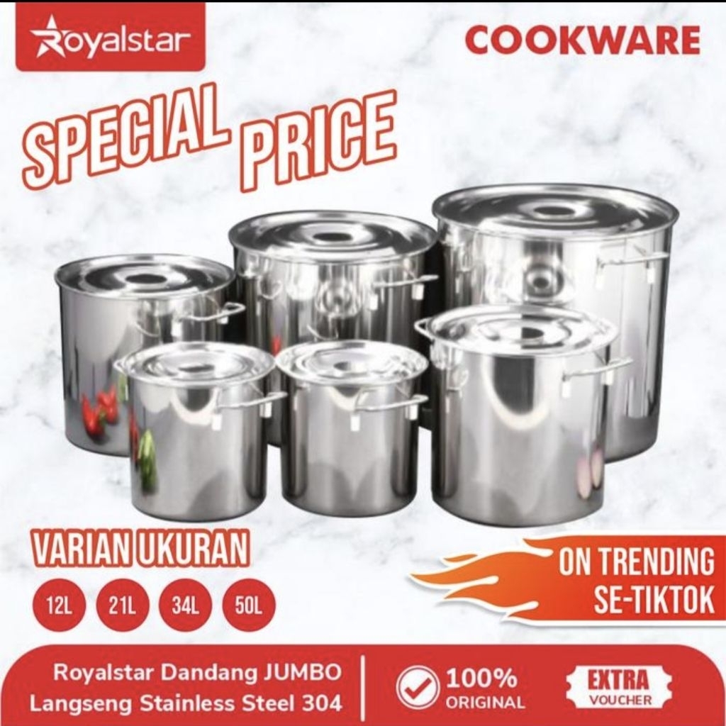 Dandang Bakso Stainless Steel Royalstar Stainless