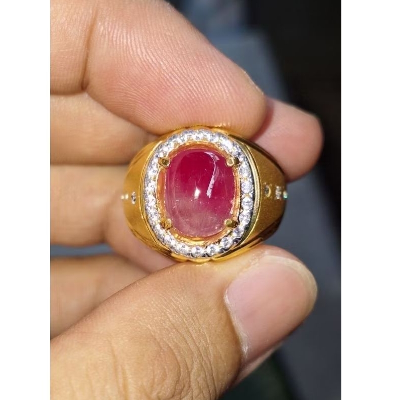 Ruby burma kristal belang