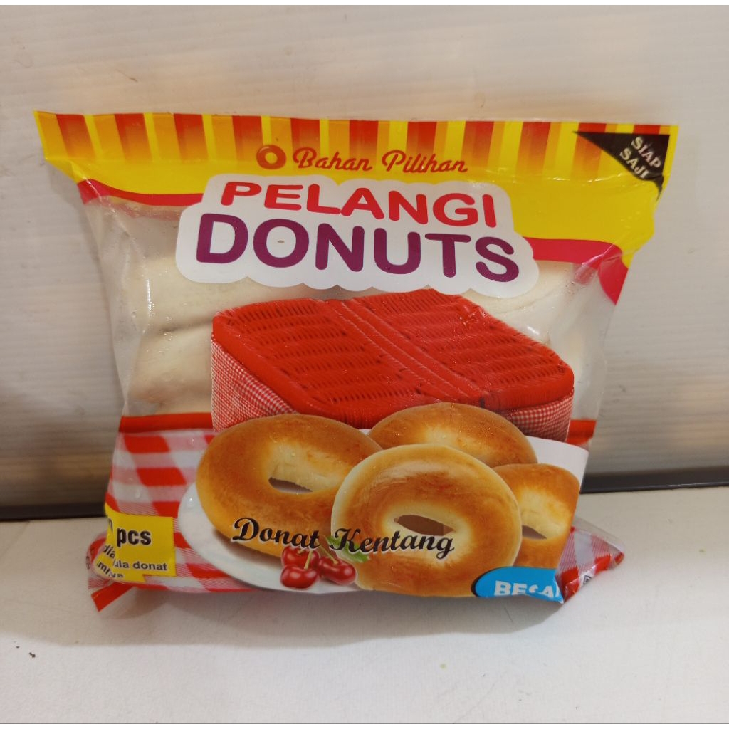 

PELANGI DONAT kentang jumbo isi 10