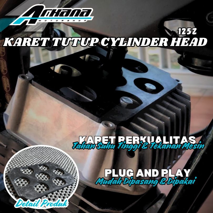 Karet Cover Tutup Cylinder Blok Head 125Z 5BU-11161-00 PNP Motor RX KING RXKING RXK 125Z