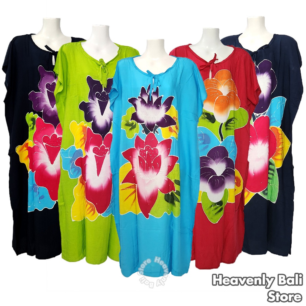 DASTER KAFTAN BUNGA BALI / DASTER JUMBO TIDUR & SANTAI