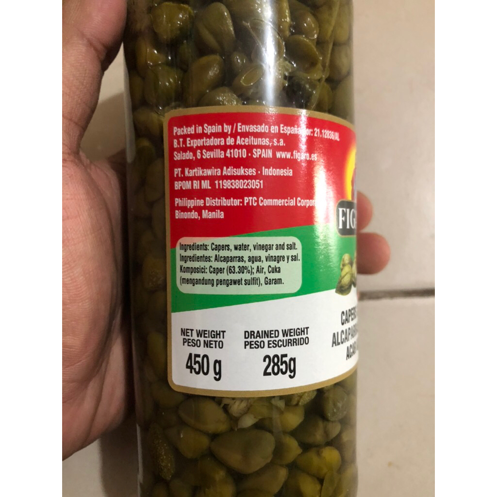 

Figaro Capers Capottes (Acar Kapers)