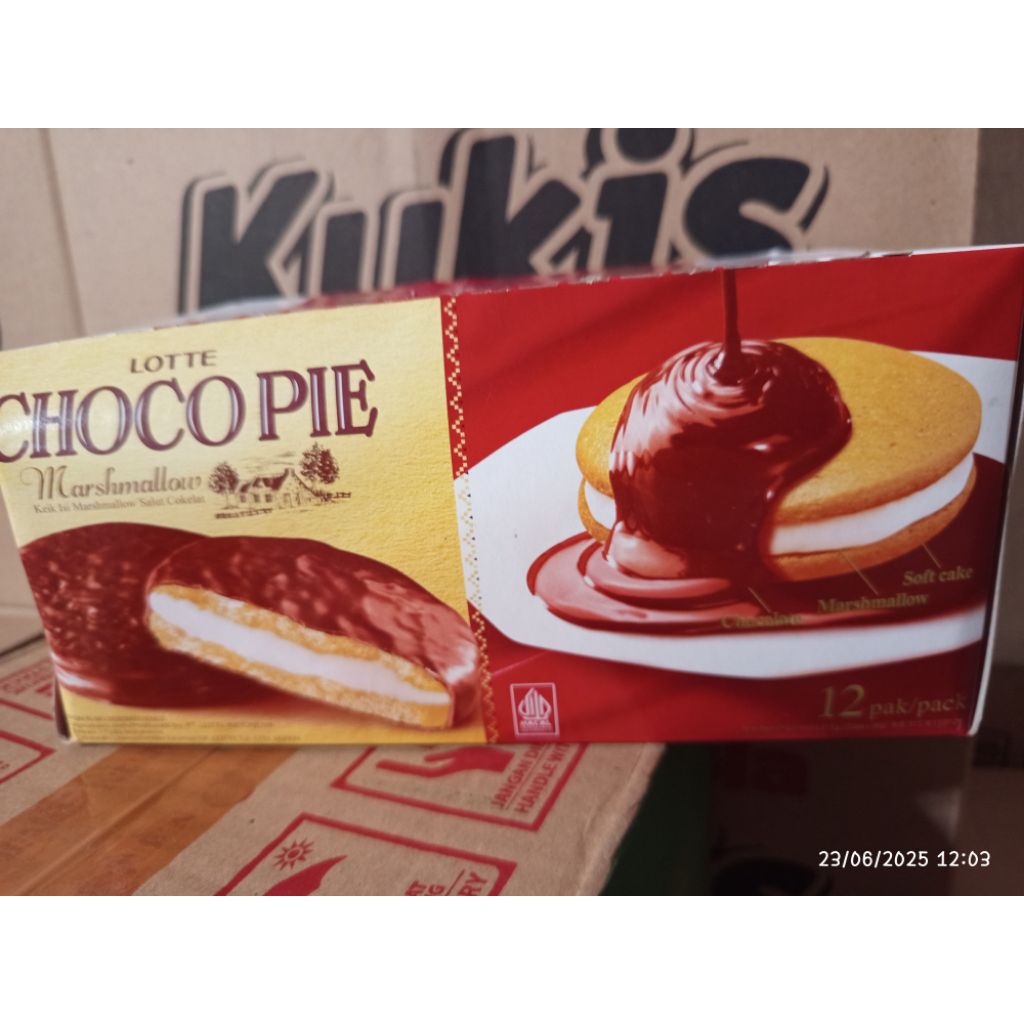

Chocopie Lotte 1 box isi 12pcs