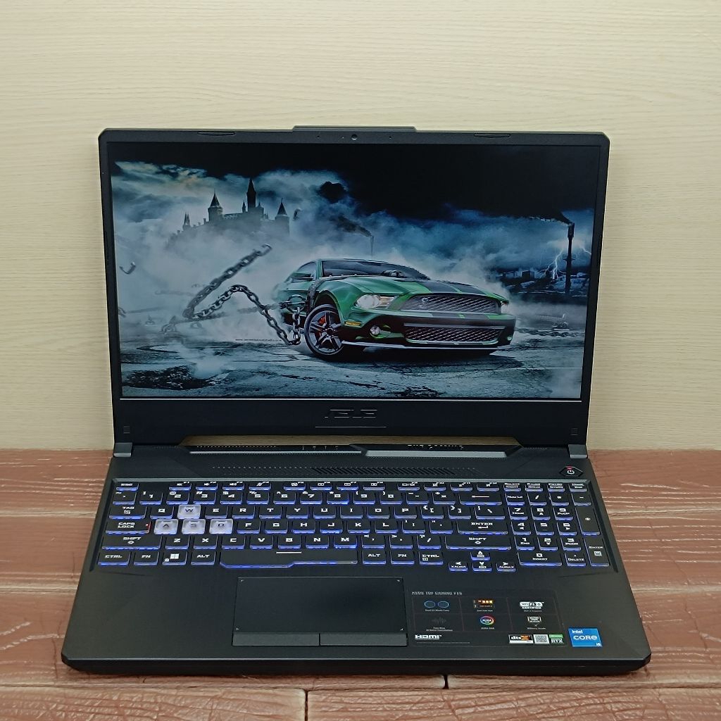 Asus TUF GAMING F15 FX506HC Intel Core i5-11400H RAM 8GB SSD 512GB RTX 3050 GEN11 FULLSET