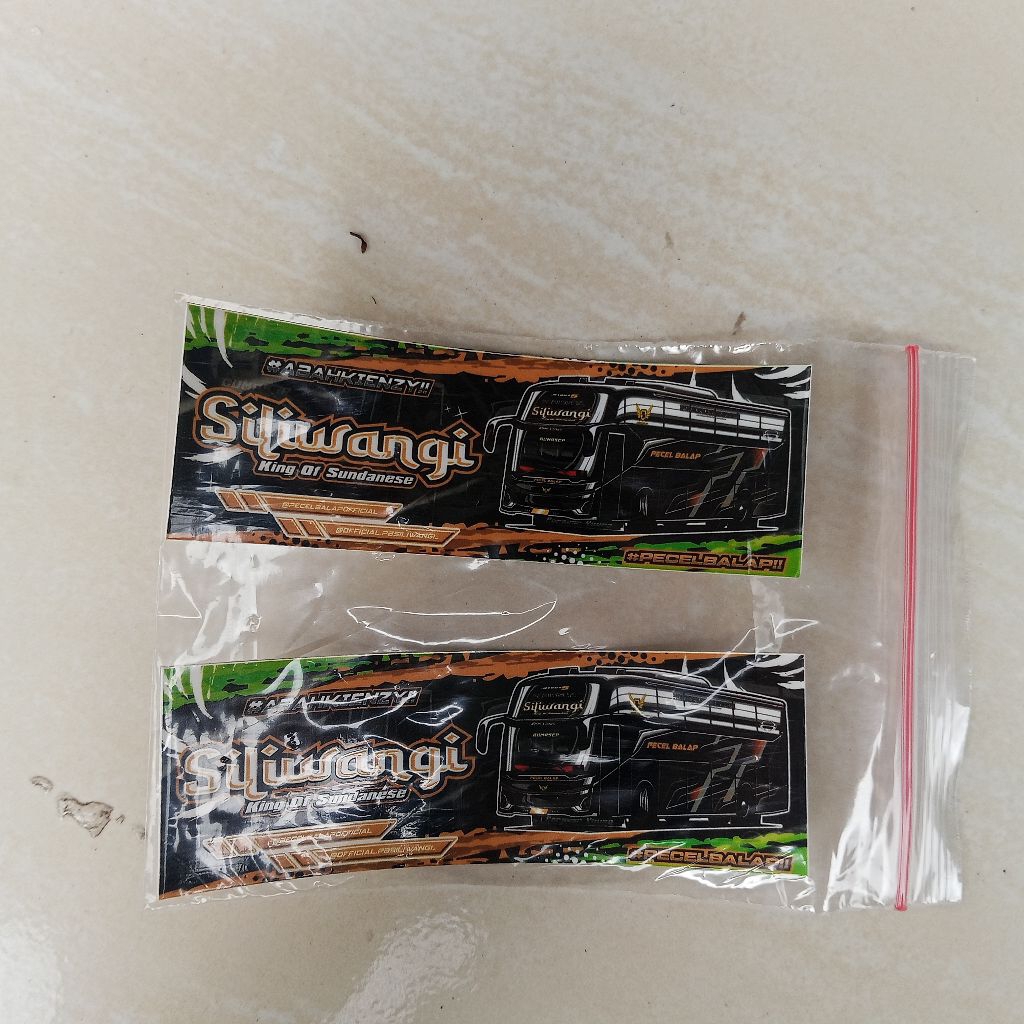 

stiker bus pecel balap "Siliwangi