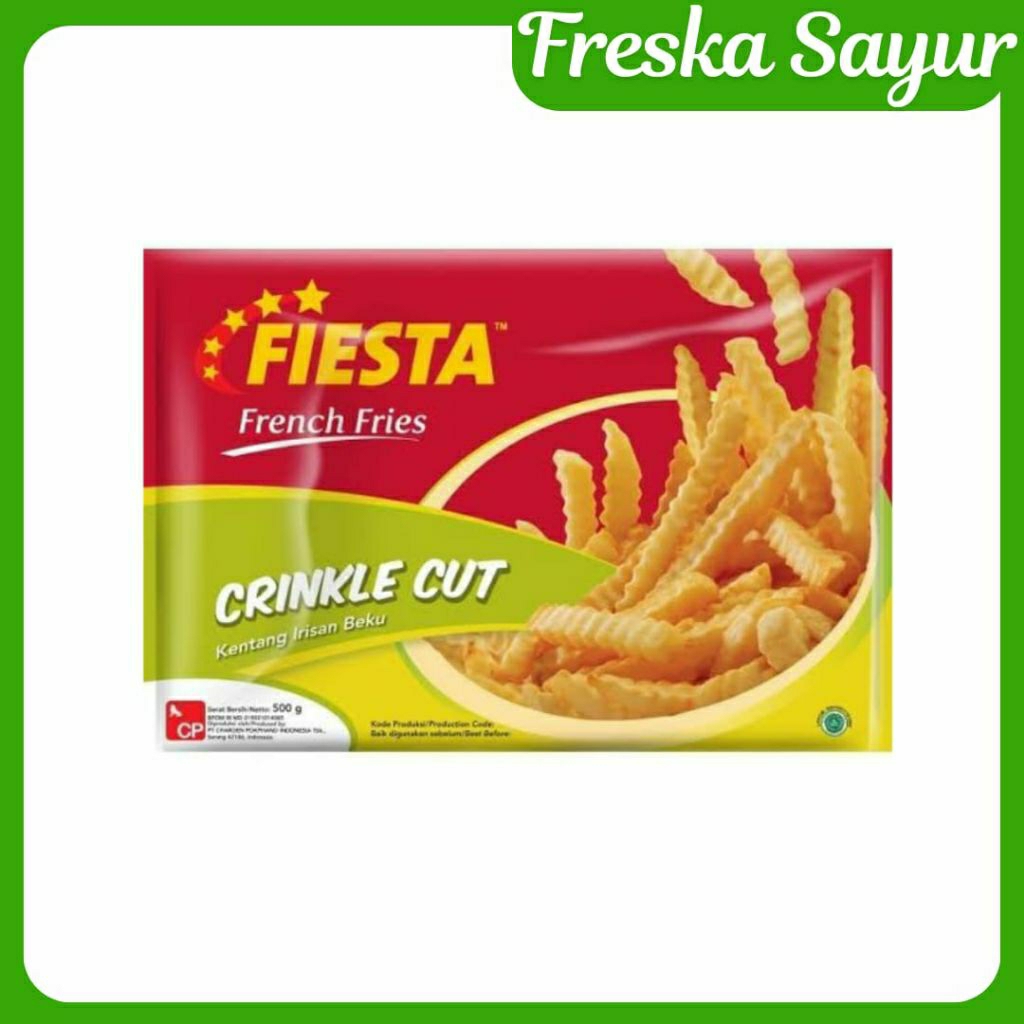

Fiesta French Fries Crinckle Cut 500 gr | Kentang Goreng Frozen