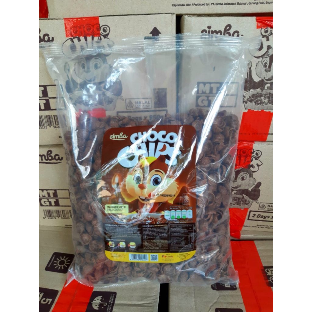 

SEREAL SIMBA CHOCO CHIP 950GR COKLAT KARTONAN
