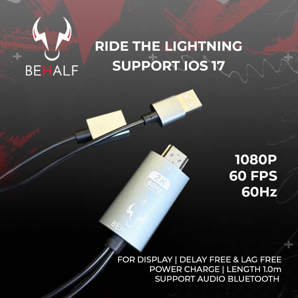 KABEL MHL ANDROID HDTV dan LIGHTNING to HDMI IPHONE, IPAD BEHALF RTL