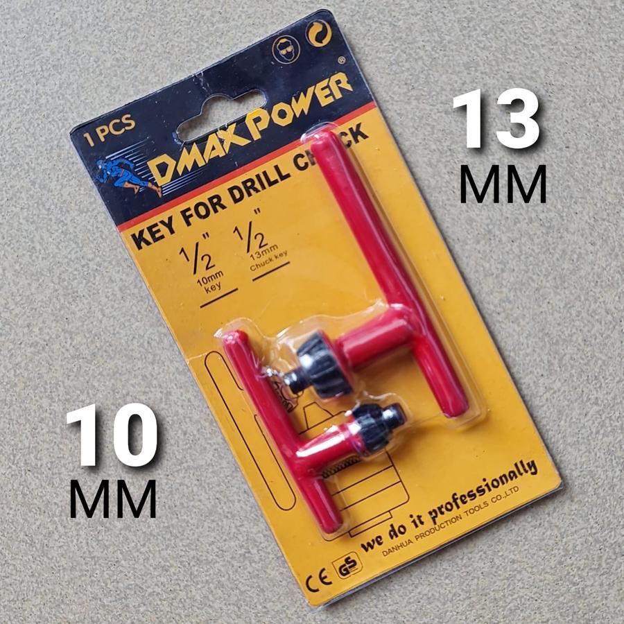 KUNCI KEPALA Mesin BOR LISTRIK TANGAN Mata Kunci Bor Drill Chuck Key - Kunci Bor 10MM 13MM 10 13 mm 