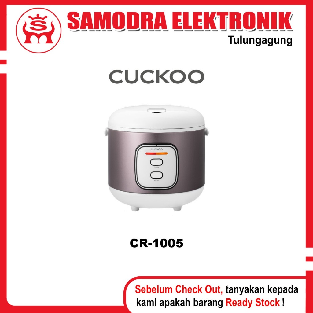 Magic Com CUCKOO CR-1005 | Low Watt Mechanical Rice Cooker 1.8 L CR-1005/BKFR Magic Com Penanak Nasi