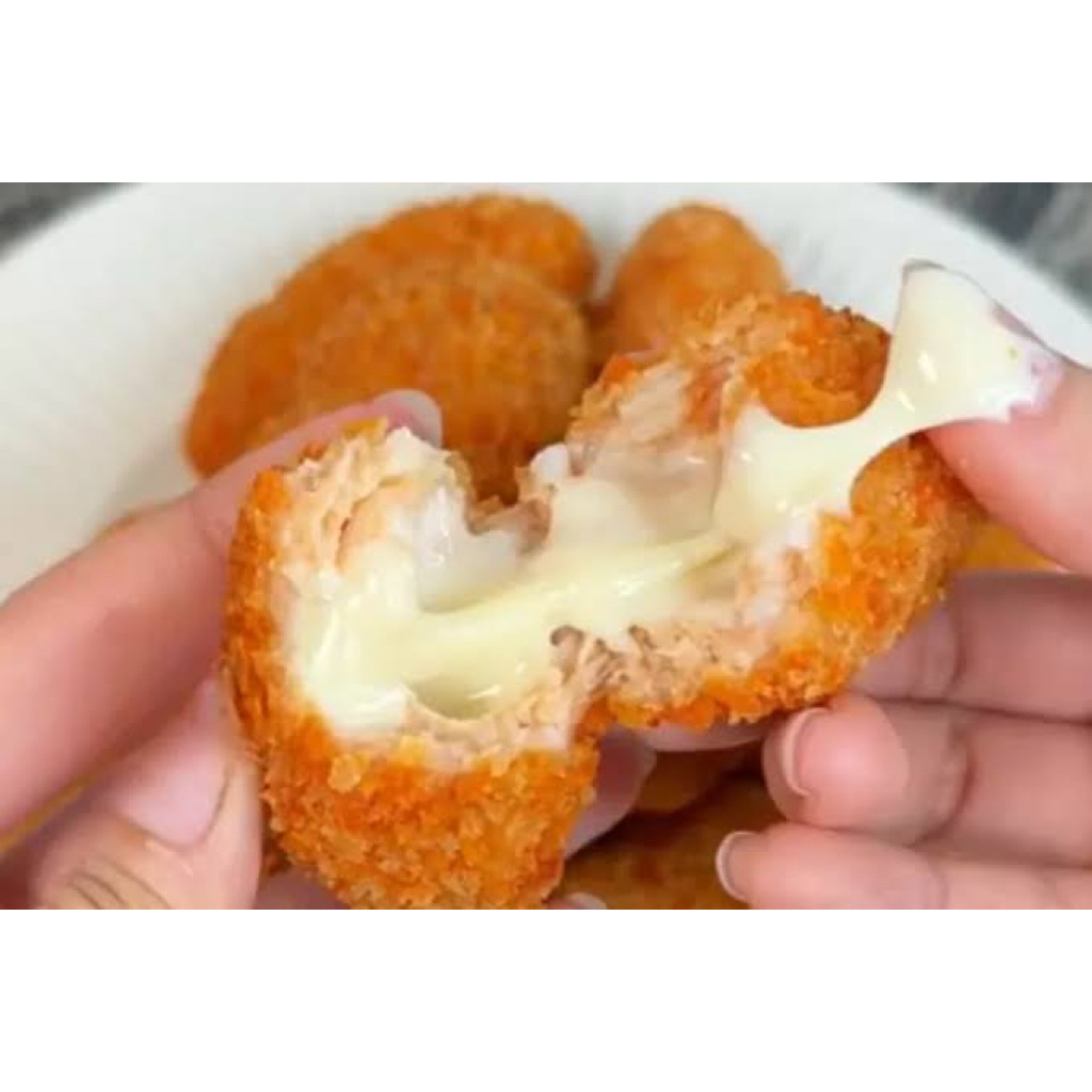 

Udang Keju Mozarella Frozen Free Saos Sambel isi 6 pcs