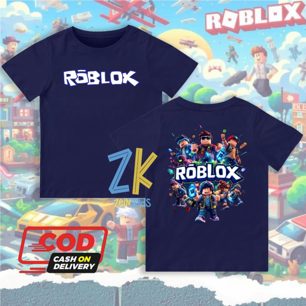 Baju Anak Roblox - Kaos Anak Roblox - Tshirt Anak Roblox