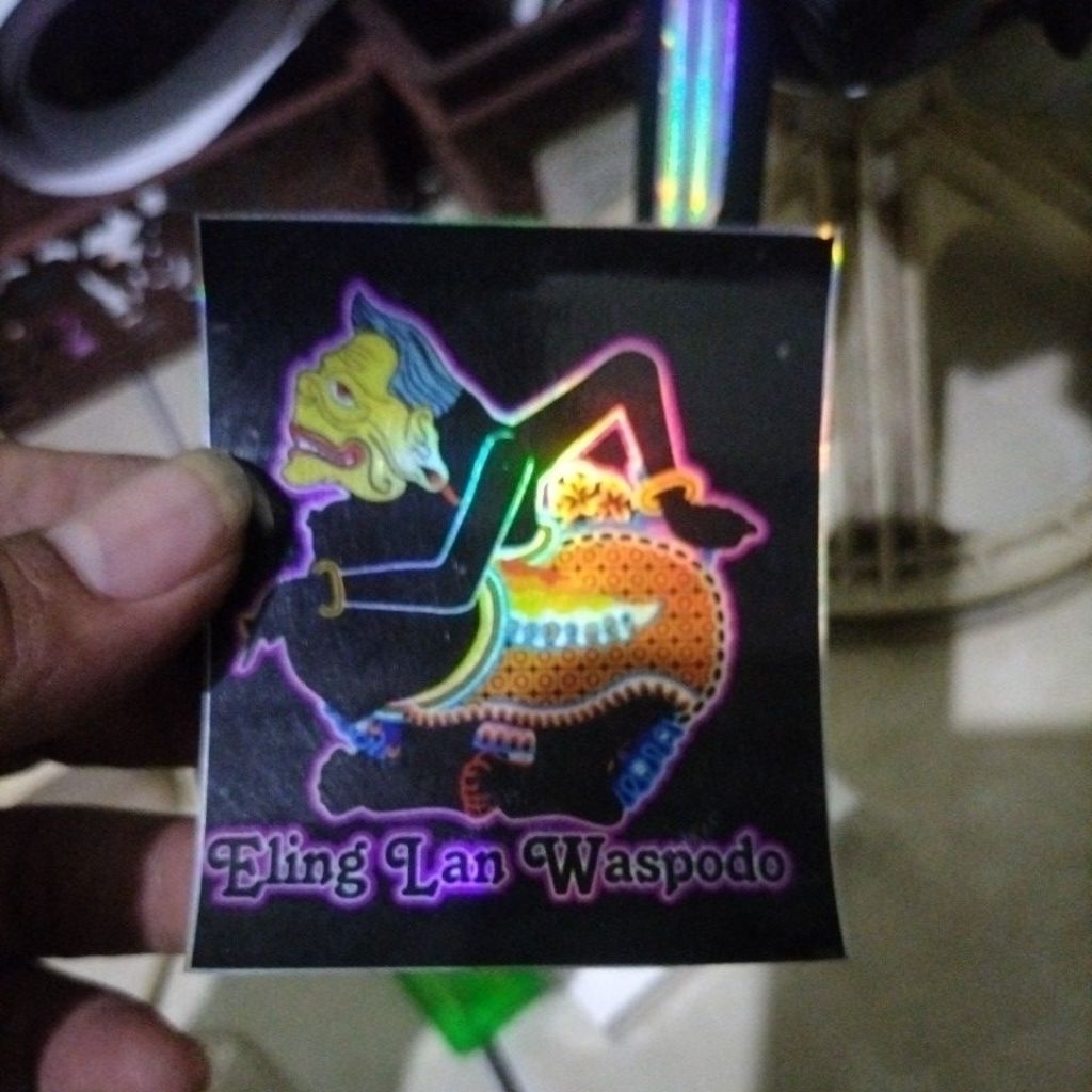 

Stiker Semar Bahan Hologram bijian