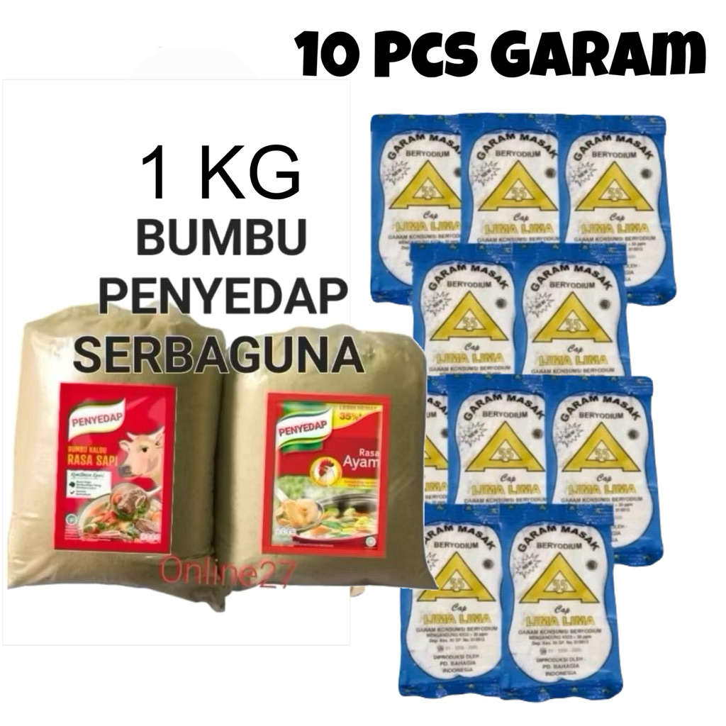 

1 Kg Bumbu Kaldu penyedap masakan Rasa Ayam Dan Sapi