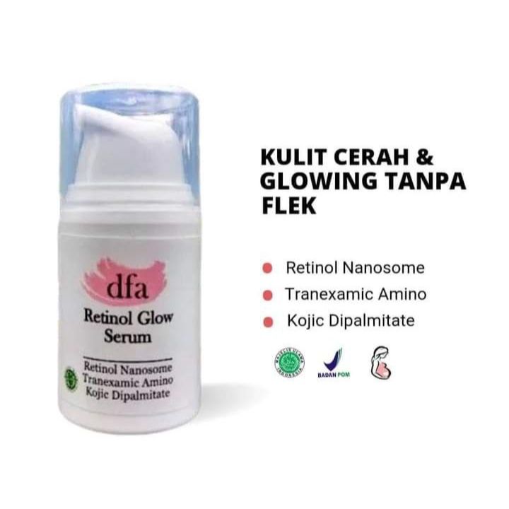 Serum Retinol Glow DFA / Promo Murah Serum Glow AHA Kecantikan / Serum Melasma