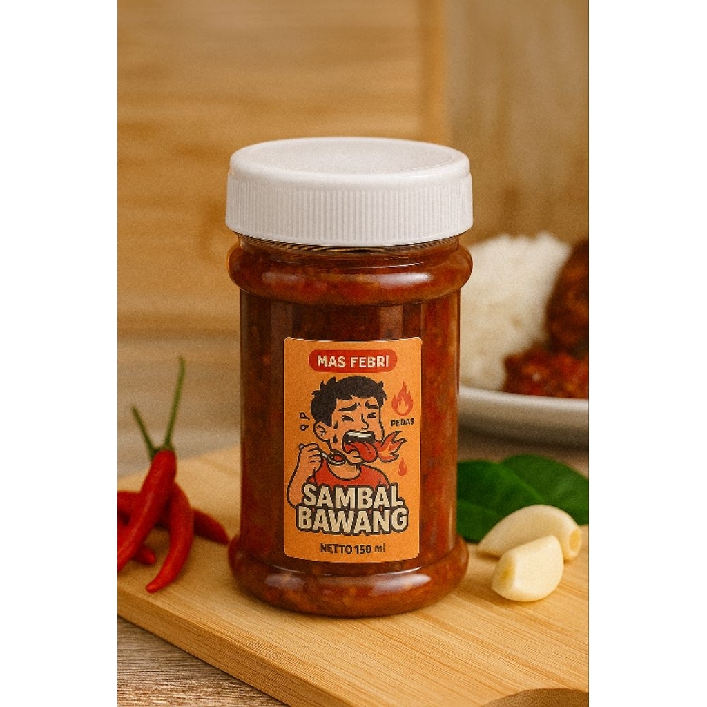 

Sambal Bawang Mas Febri Kemasan 150ml