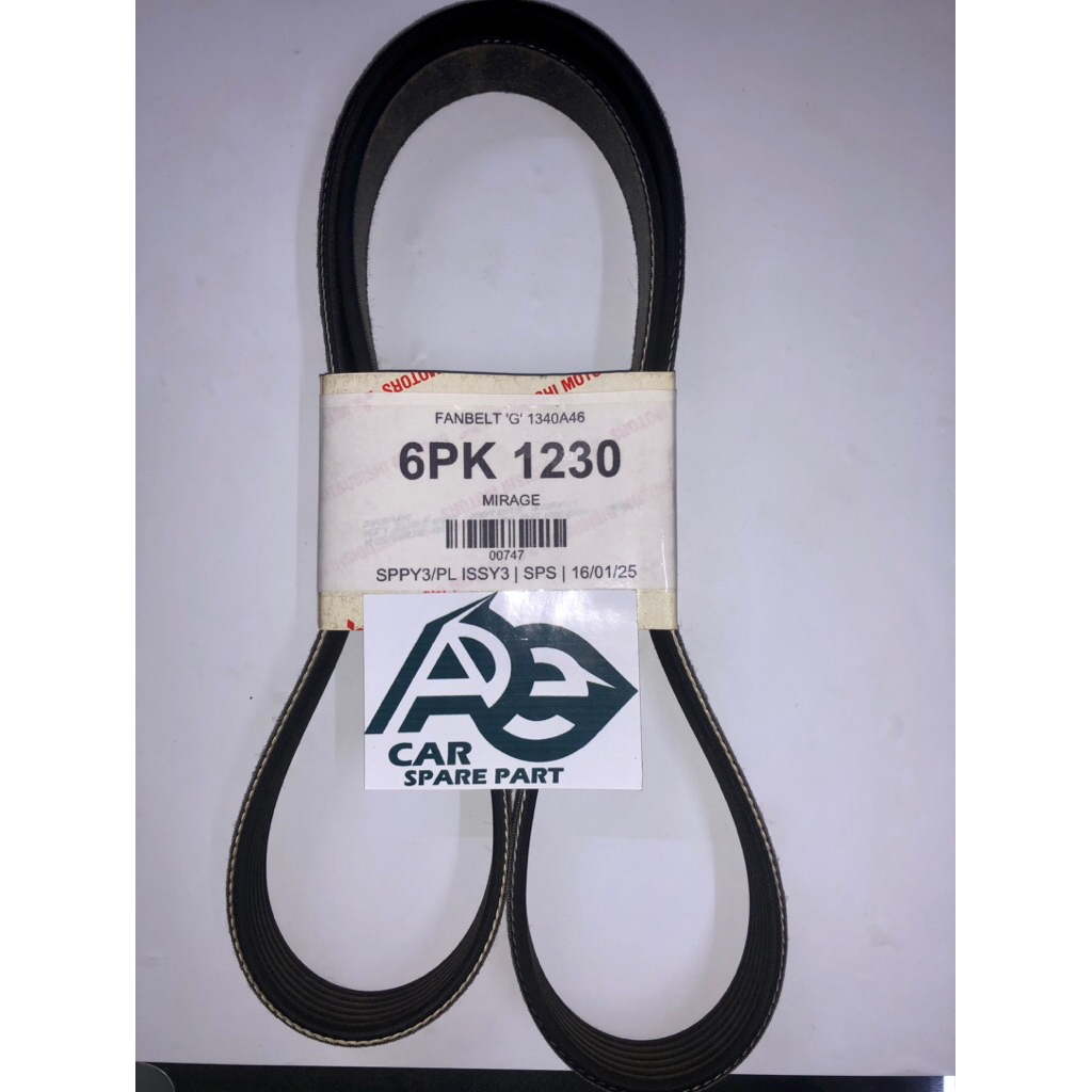 Fan belt van belt mirage ASLI vanbelt fanbelt v belt ori mitsubishi