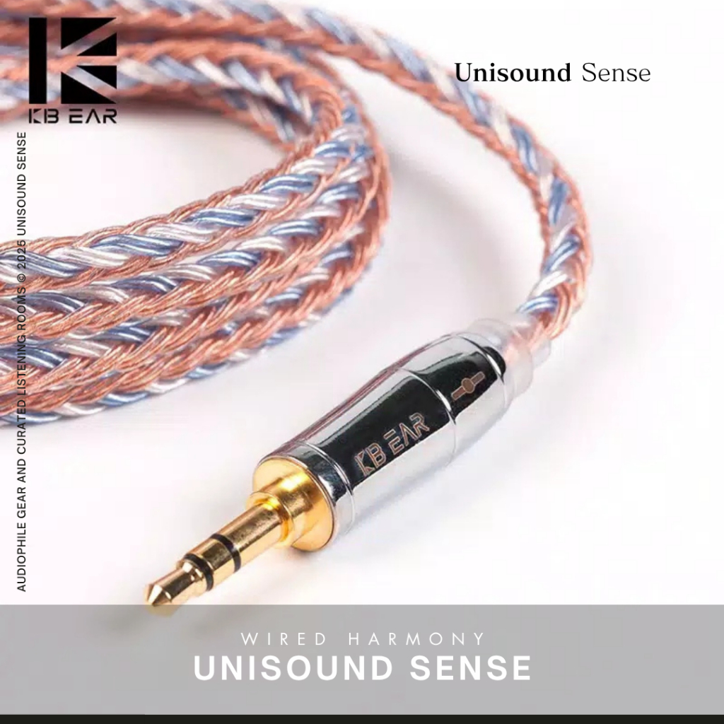 KBEAR 16 Core Silver Plated Copper IEM Upgrade Cable – Rose