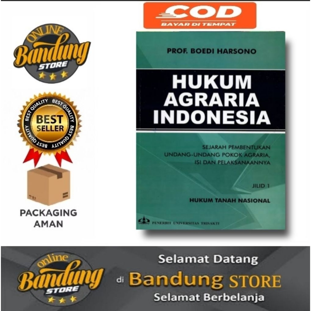 buku hukum Agraria by prof budi harsono