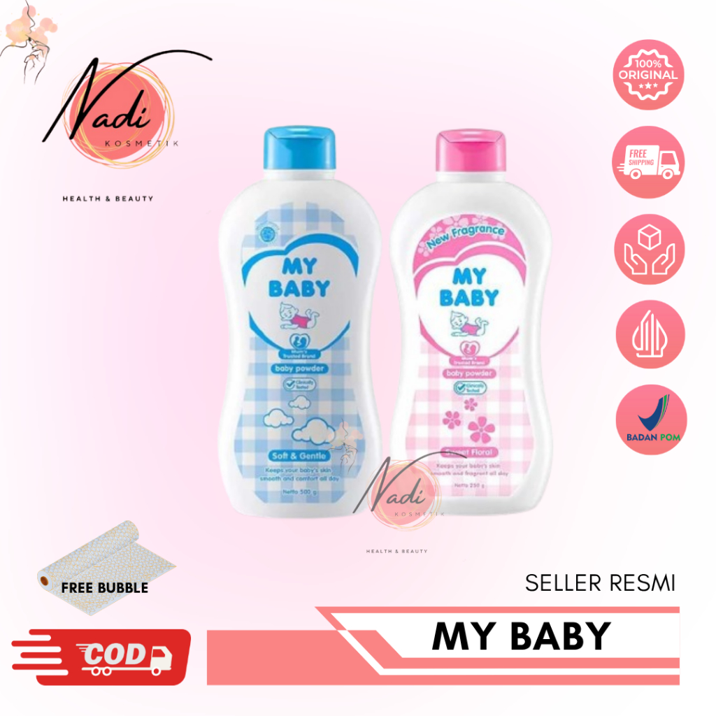 My Baby Powder 50g Bedak Bayi - Bedak Bayi 50g - Bedak Bayi My Baby