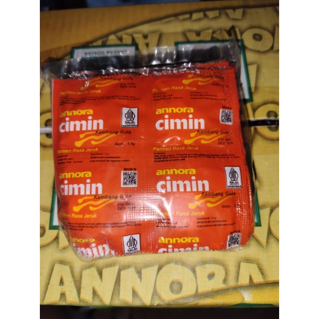

40 PCS/PACK PERMEN Annora CIMIN Rasa JERUK MANDARIN HTC