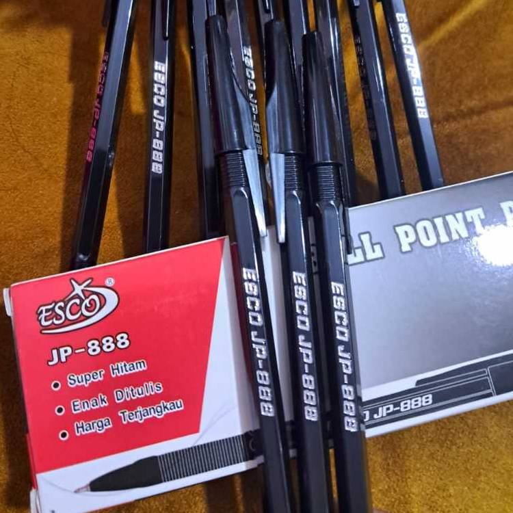 

[ATMS] JUAL PULPEN ESCO JP-888 TINTA SUPER HITAM. MURAH TAPI GOOD QUALITY