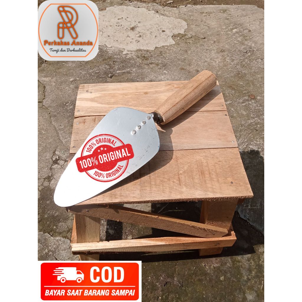 Oval 18 cm Sendok Semen Sendok Galur Original Cetok Galur Paku Keling 4