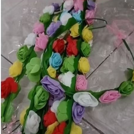 BANDO HIJAB BUNGA KAWAT/BANDO JILBAB ANAK