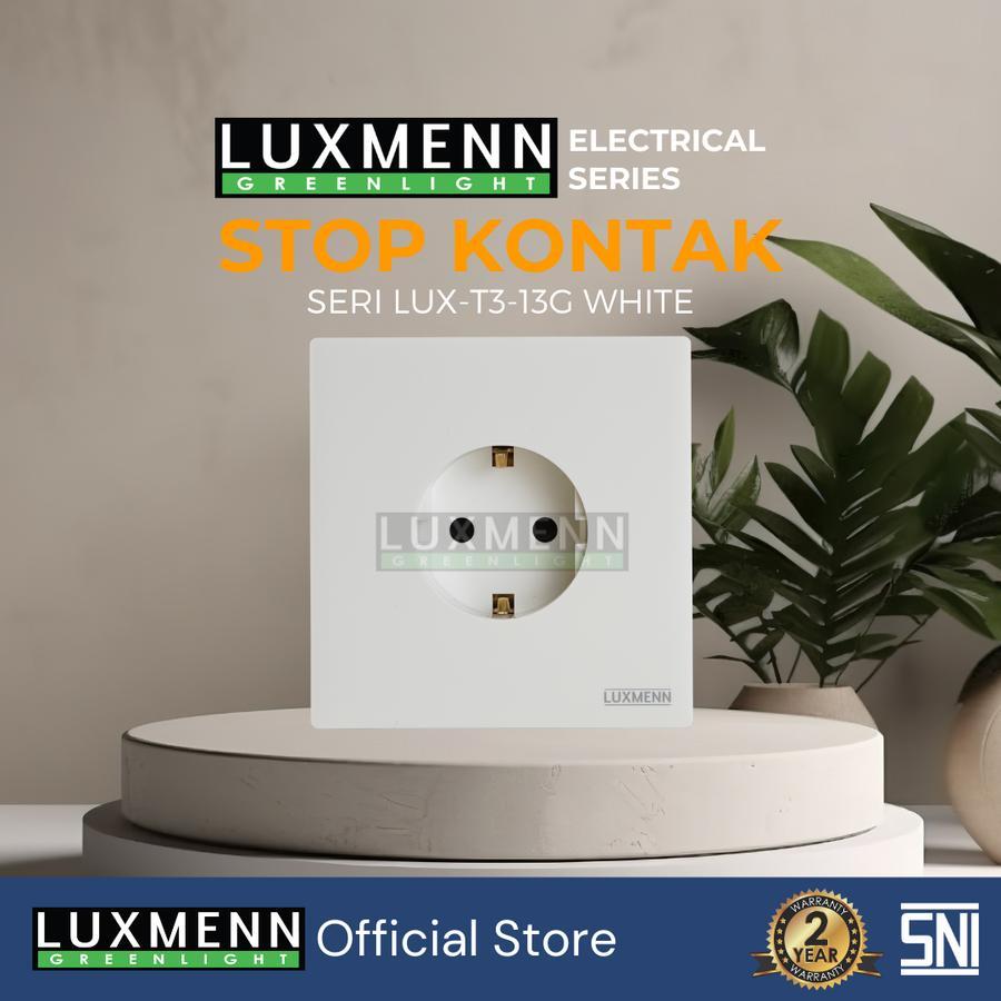 LUXMENN - SAKLAR STOP KONTAK MINIMALIS MEWAH ELEGAN LUXMENN / SAKLAR SERI / SAKLAR ENGKEL / SAKLAR M
