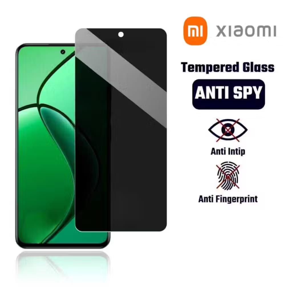TEMPERED GLASS ANTI SPY REDMI NOTE 9 NOTE 9 PRO NOTE 9 PRO MAX