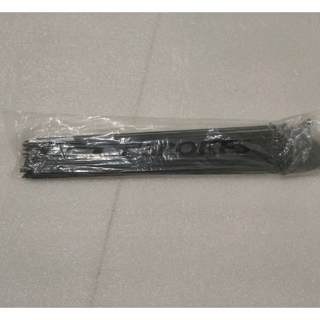 spoke jari jari sepeda 700c panjang 299mm stainless GT hitam