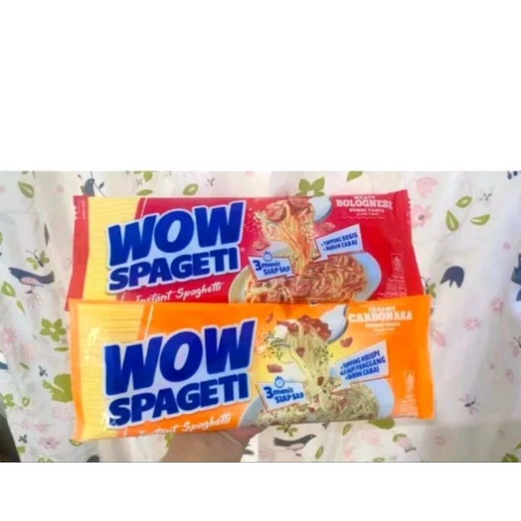 

Wow Spageti Instant 88gr Mie Spagetti