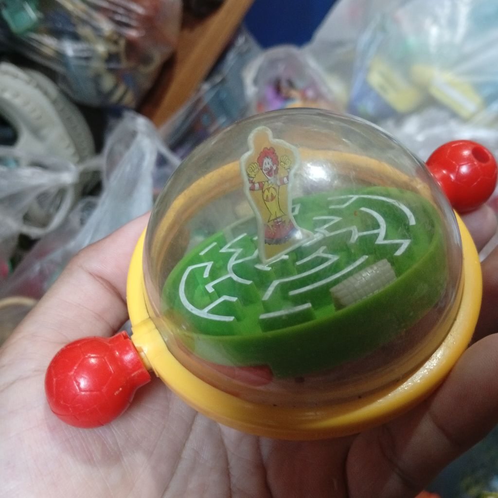 happy meal toys ronald game gravity foot ball