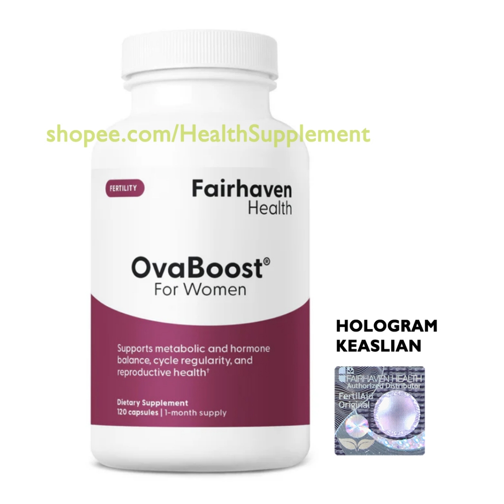 Fairhaven Health Ovaboost untuk memperbaiki kualitas sel telur wanita