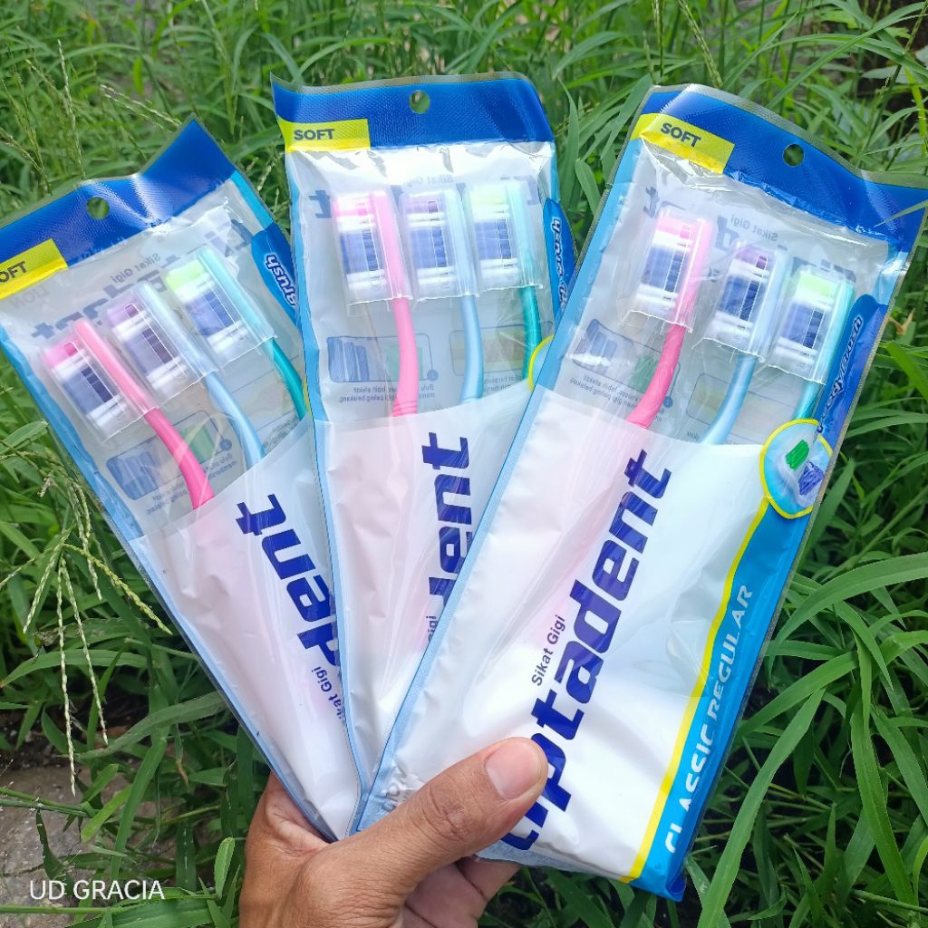 Sikat gigi ciptadent classic regular isi 3 / Ciptadent sikat gigi / Ciptadent
